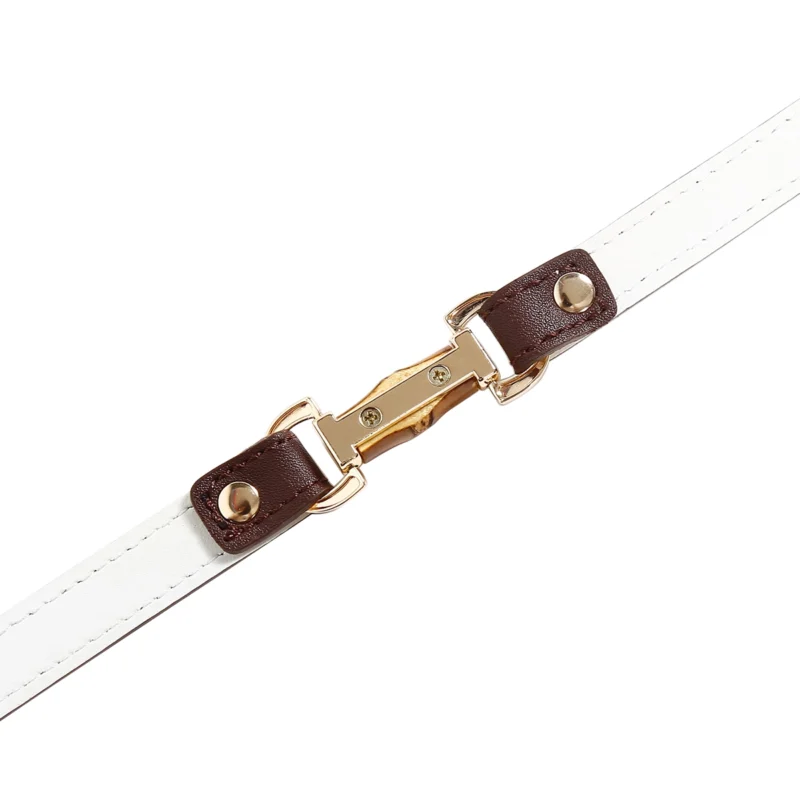 PU leather and bamboo restraints showing bamboo joint connection details on Ankle Cuffs, Wrist Cuffs and neck collar