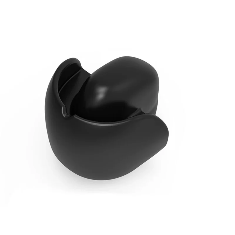 This is a right-front oblique view of the tongue controlling the mouthguard, showing its side and top contours