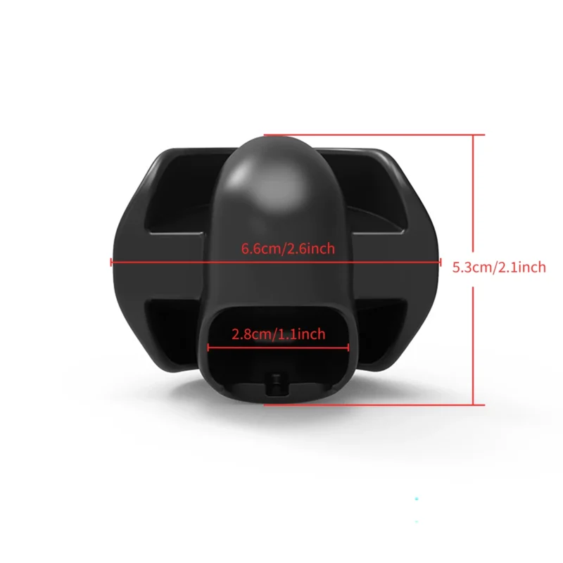 Tongue Control Gag size chart showing measurements for correct fit