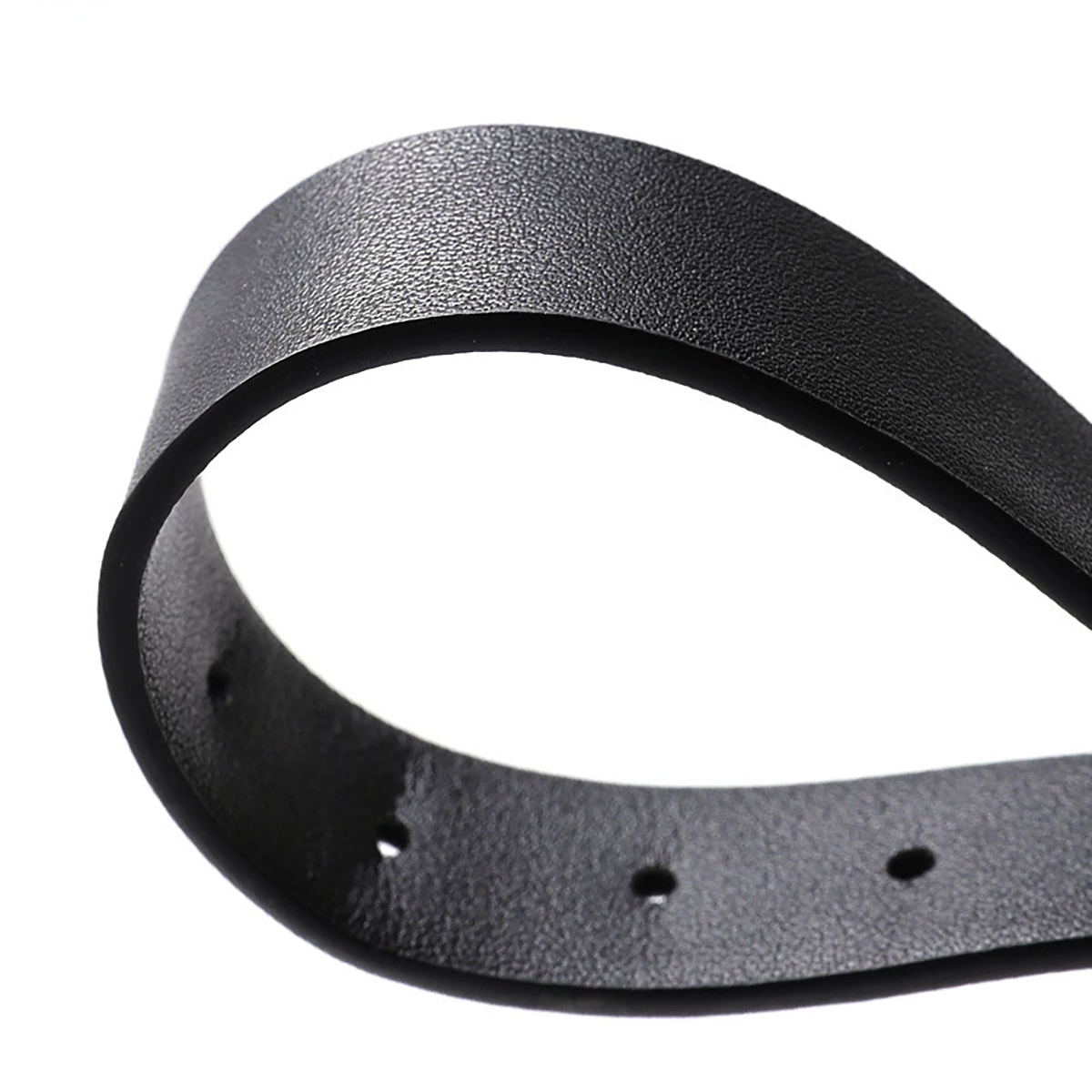 Detailed view of PU leather strap for Bone Shaped Mouth Gag